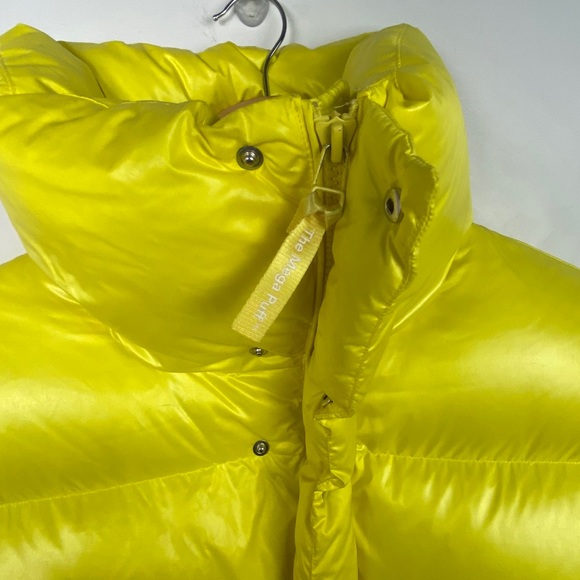 Aritzia TNA Puffer Jacket Mega Shorty Yellow Small - Picture 5 of 16